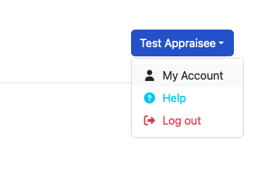 Screenshot showing My Account link